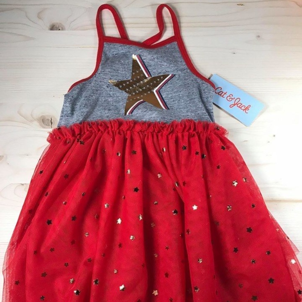 Cat & Jack Kids Clothing 2T Dress - Wowzer Red